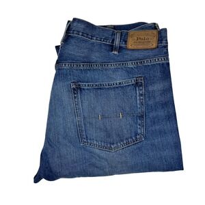 Polo‎ Ralph Lauren Mens Hampton Straight Original Blue Jeans Big and Tall 44Bx32